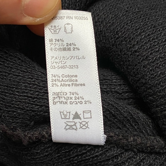 American Apparel Vintage Black Pompom Beanie - Picture 4 of 4